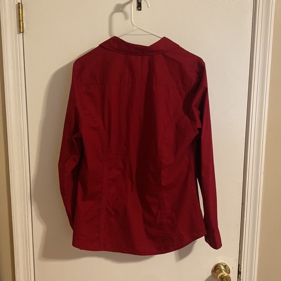 Express Women’s Long Sleeve Button Down Shirt Size Large - Picture 4 of 4